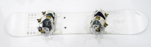 Deska snowboardowa Salomon David Benedek 155,5cm + wiązania K2 Chinch deska używana gotowa do jazdy