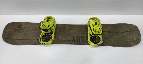 deska snowboardowa THE BAKERY 159cm Wide + wiązania Salomon Rythm XL , deska używana gotowa do jazdy