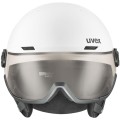 Kask narciarski z szybą Uvex Wanted Visor PRO biały mat 