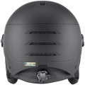 Kask narciarski z szybą Uvex Wanted Visor PRO czarny mat  