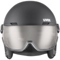 Kask narciarski z szybą Uvex Wanted Visor PRO czarny mat  