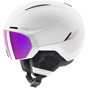 Kask narciarski z szybą Uvex HORIZON CV MAG biały mat 2027