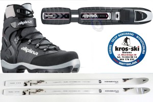 Narty Asnes Kongsvold Back Country 96mm  + buty Alpina BC1550 