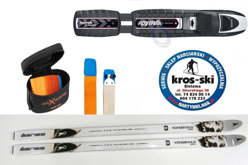 Asnes Kongsvold Back Country 96mm  + wiązania NNN BC Rotefella